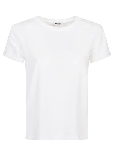 Base Milano Cotton T-shirt In White