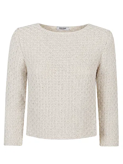 Base Milano Cream Polyamide Cotton Sweater