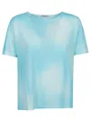 Base Milano Jersey T-shirt In Blue