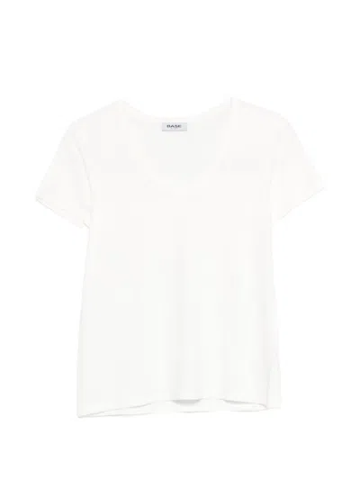 Base Milano Linen T-shirt In White