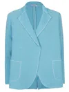 Base Milano Outerwear In Clear Blue