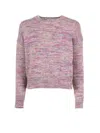 Base Milano Pink Crew-neck Sweater