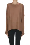 Base Milano Snow Dye Pullover In Brown