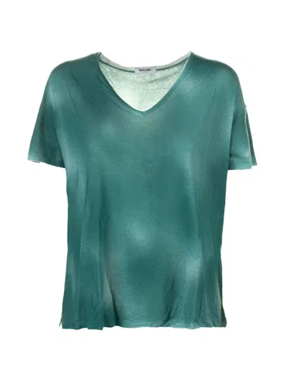 Base Milano Green T-shirt With Shades