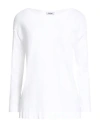 Base Milano Woman Sweater White Size 4 Viscose, Polyester