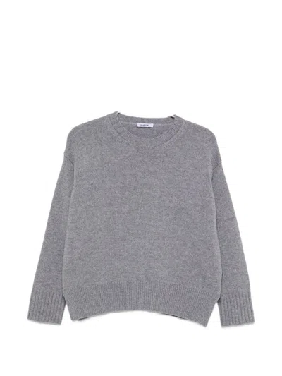 Base Milano Wool And Cashmere Crewneck Sweater In Multi