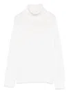 Base Milano Wool Turtle-neck Jumper In White