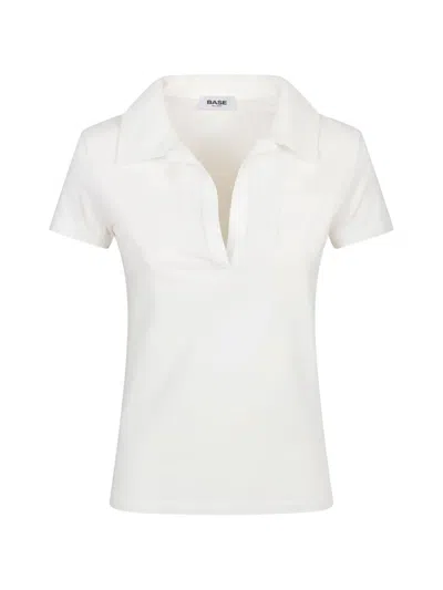 Base Patch-pocket Polo Shirt In White