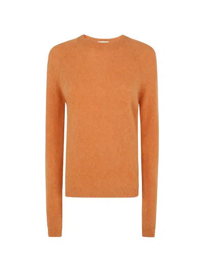 Base Raglan-sleeve Sweater In Orange