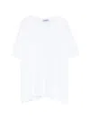 Base Ribbed-trim Top In White
