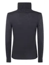 Base Extrafine Merino Wool Turtleneck In Blue