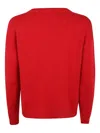 Base Extrafine Merino Wool Boatneck In Red