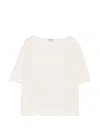 Base Round-neck T-shirt In Neutral