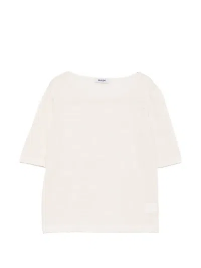 Base Round-neck T-shirt In Neutral