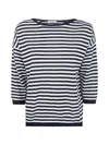 Base Striped Sweater In Multi