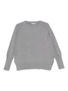 Base Wool Crewneck Sweater In Gray
