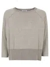 Baserange Base Linen And Cotton Blend Sweater