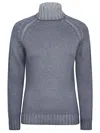 Baserange Grey Turtleneck Pullover