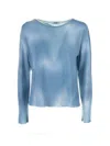 BASE BLUE SWEATER WITH SHADES