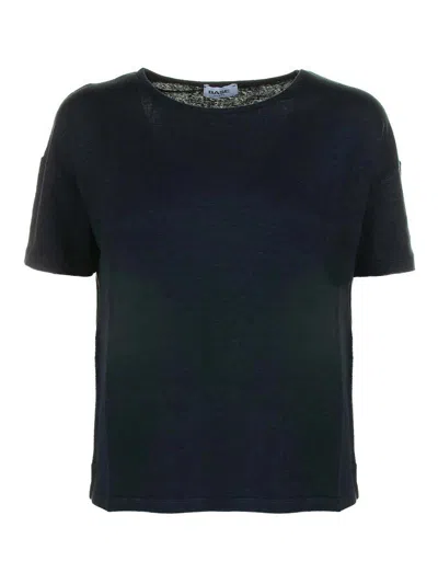 Baserange T-shirt Blu Navy In Blue