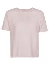 Baserange Base Linen Jersey T-shirt In Pink
