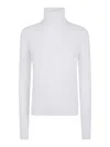 Base Turtle Neck Sweater In White