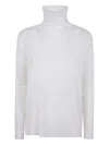 Base Wool & Cashmere Over Turtleneck In White