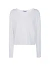 Base V-neck Knitwear In White