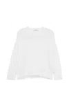 Base White Sweater In White