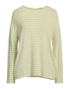 Baserange Base Woman Sweater Lime Green Size 10 Viscose, Polyester In Green