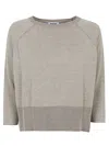 Baserange Base Linen And Cotton Blend Sweater