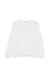 Base Wool And Cashmere Crewneck Sweater In White