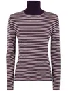 Base Striped Halterneck Sweater In Multi