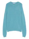 Base Wool Crewneck Sweater In Blue