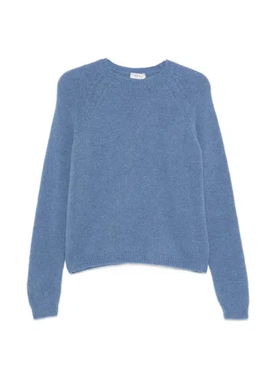 Base Wool Crewneck Sweater In Blue