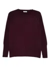 Base Wool Crewneck Sweater In Purple