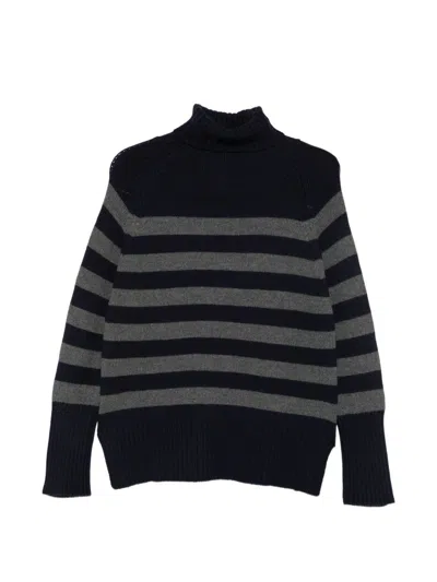 Base Wool Turtle-neck Sweater In Black