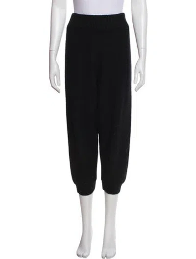 Pre-owned Baserange Baby Alpaca Sweatpants In Black