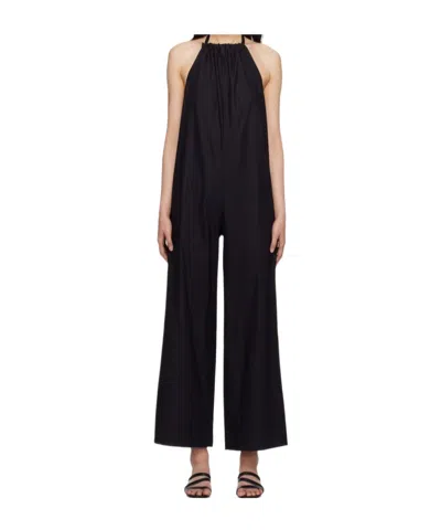 Baserange Backless Jumpsuit In Black