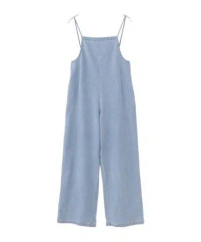 Baserange Backless Jumpsuit In Blue