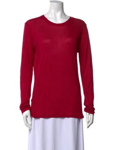 Pre-owned Baserange Bamboo Crew Neck T-shirt W/ Tags In Pink