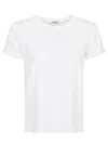 Baserange White Linen Jersey T-shirt
