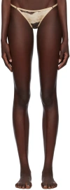Baserange Beige & Brown Ligo Briefs In Tiger Print