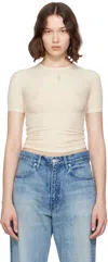 Baserange Beige Chain T-shirt In Neutral