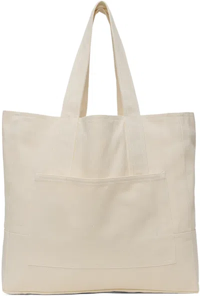 Baserange Beige Indra Tote In Undyed