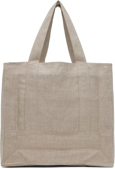 Baserange Beige Indre Tote In Undyed
