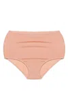 Baserange Bell High-waisted Briefs In Pink