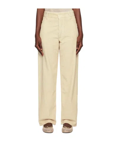 Baserange Belt Loops Slacks In Brown
