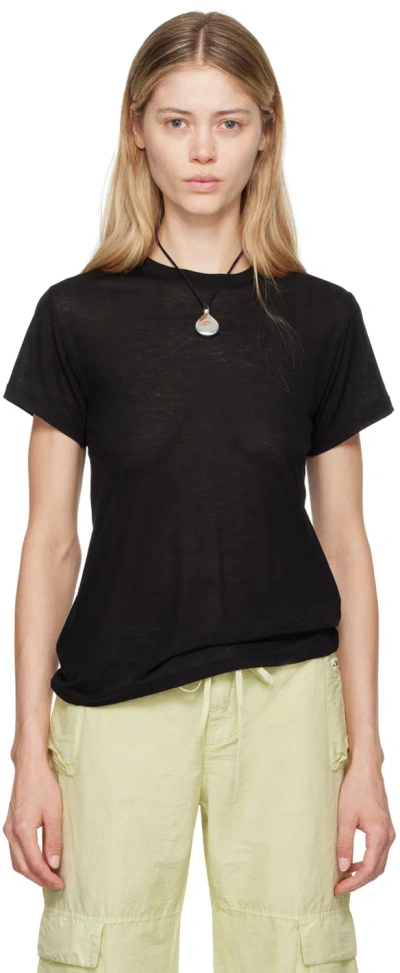 Baserange Black Bamboo Lyocell T-shirt