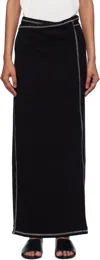 Baserange Black Brig Maxi Skirt